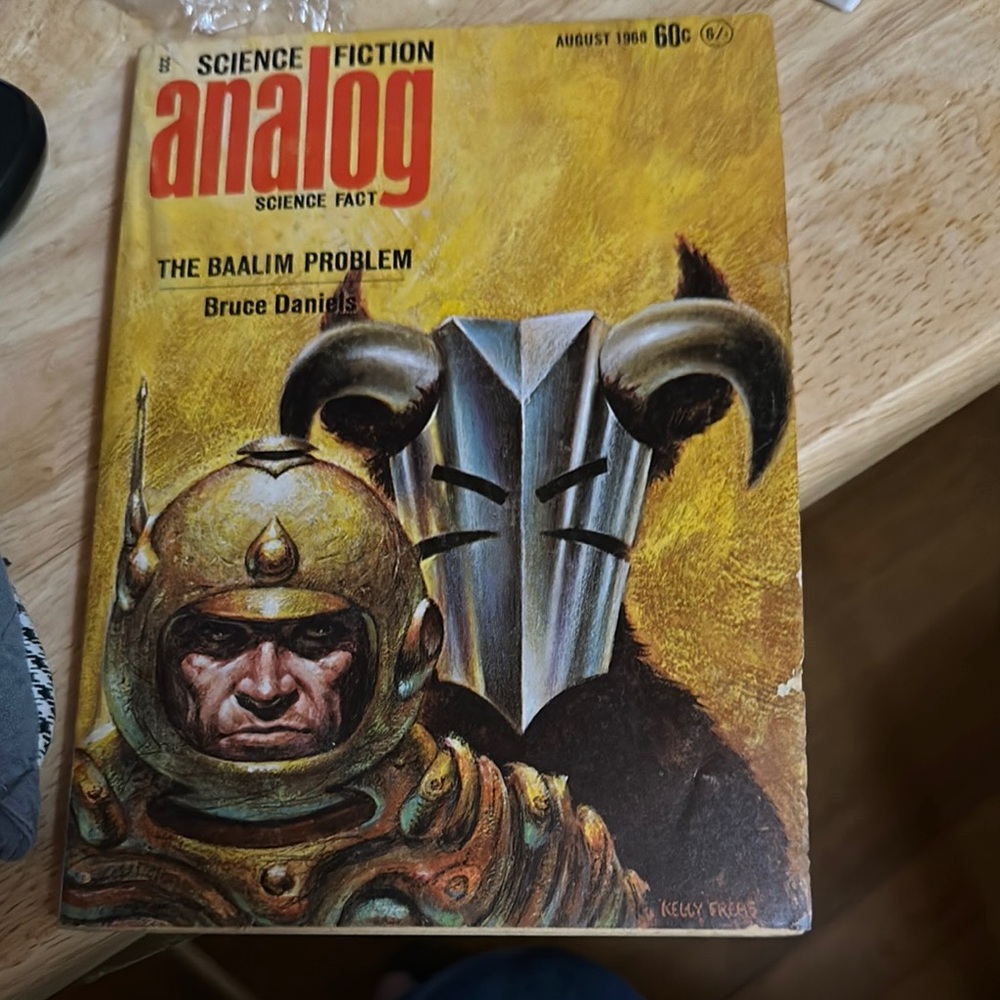 Analog Science Fiction Magazine - August 1968